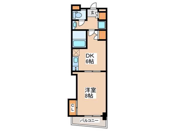 コンソラ－レ日本橋の物件間取画像